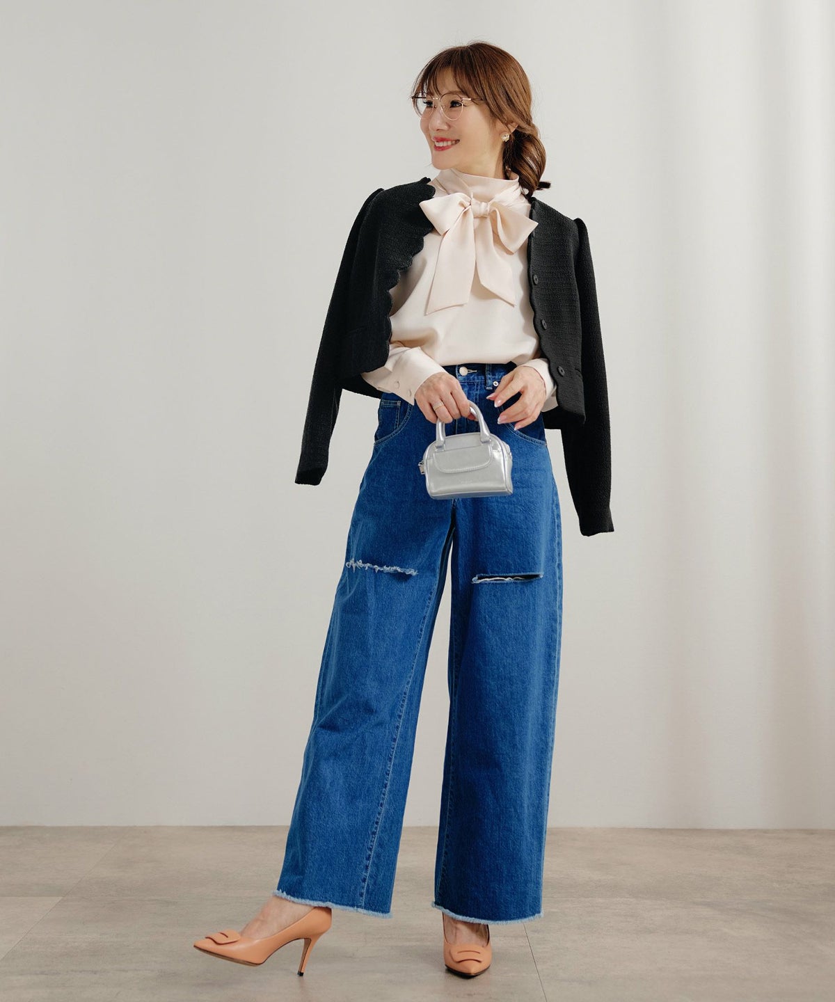 手洗い可 オケージョン 入卒園 上品 フォーマル セレモニー オフィス 大人可愛い S/M/L ジョイントスペース