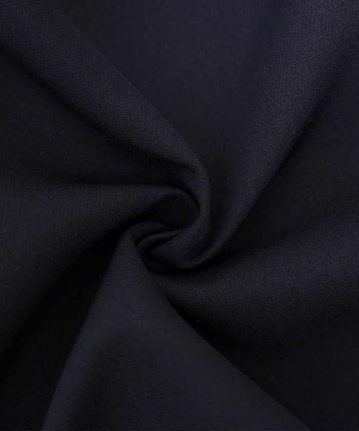 ワンピース 入園式 入学式 卒園式 卒業式 セレモニー ママフォーマル ジャケット見え きれいめ 上品 体型カバー 前ファスナー 授乳可 刺繍 くるみボタン