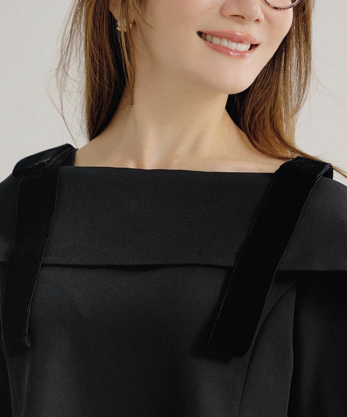 手洗い可 大人可愛い 上品 きれいめ オフィス 大人カジュアル フェミニン 白黒 ジョイントスペース