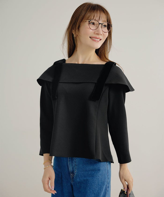 手洗い可 大人可愛い 上品 きれいめ オフィス 大人カジュアル フェミニン 白黒 ジョイントスペース