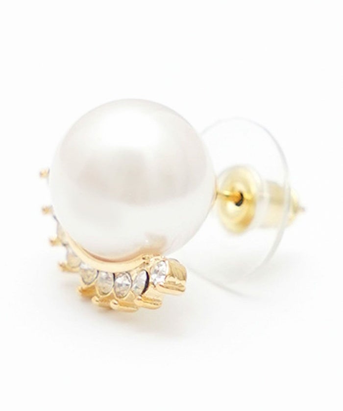 クラウン パール ピアス イヤリング Crown Pearl Pierce Earring