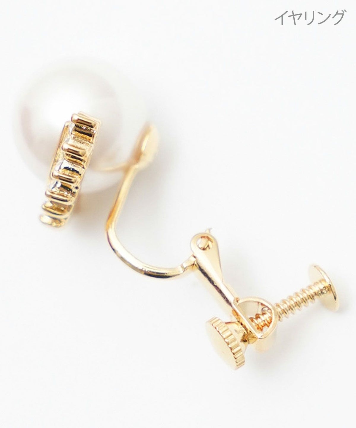 クラウン パール ピアス イヤリング Crown Pearl Pierce Earring