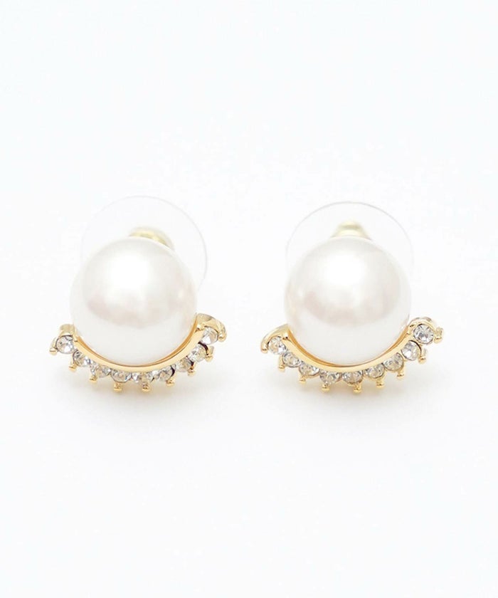 クラウン パール ピアス イヤリング Crown Pearl Pierce Earring