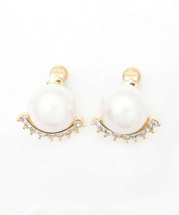 クラウン パール ピアス イヤリング Crown Pearl Pierce Earring