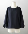 ドルマンスリーブ ブラウス レディース トップス おしゃれ アイボリー サックス ネイビー ブラック M