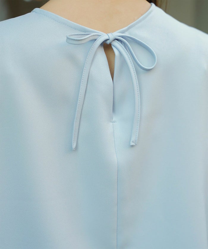 ドルマンスリーブ ブラウス レディース トップス おしゃれ アイボリー サックス ネイビー ブラック M