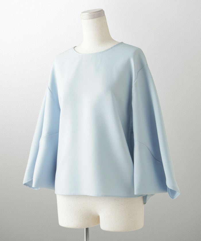 ドルマンスリーブ ブラウス レディース トップス おしゃれ アイボリー サックス ネイビー ブラック M