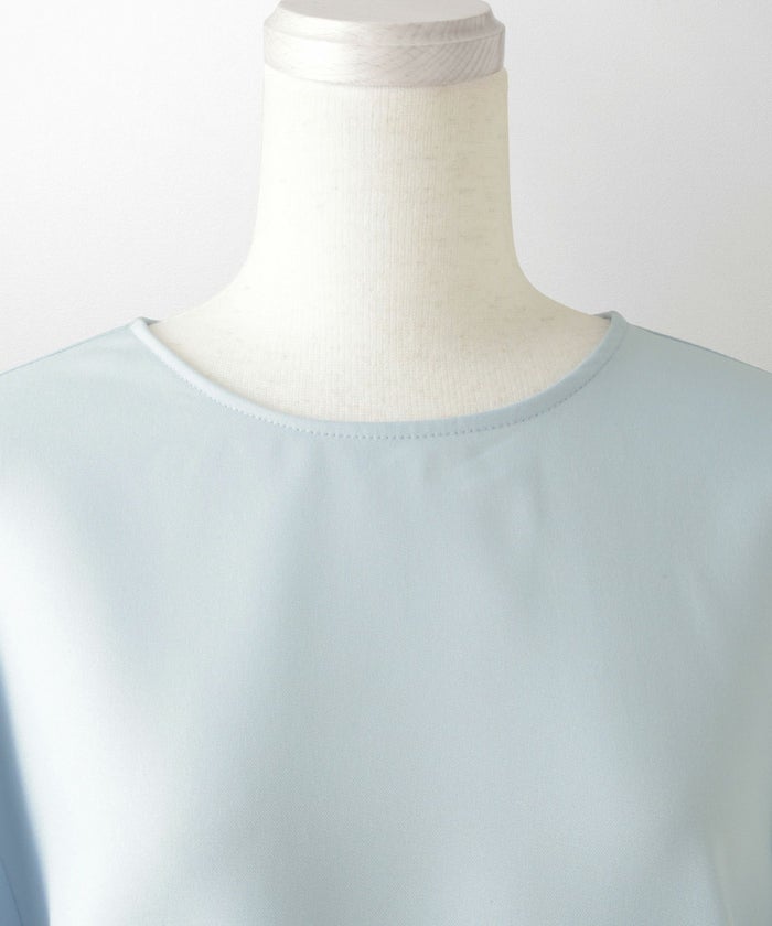 ドルマンスリーブ ブラウス レディース トップス おしゃれ アイボリー サックス ネイビー ブラック M