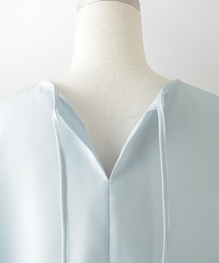 ドルマンスリーブ ブラウス レディース トップス おしゃれ アイボリー サックス ネイビー ブラック M