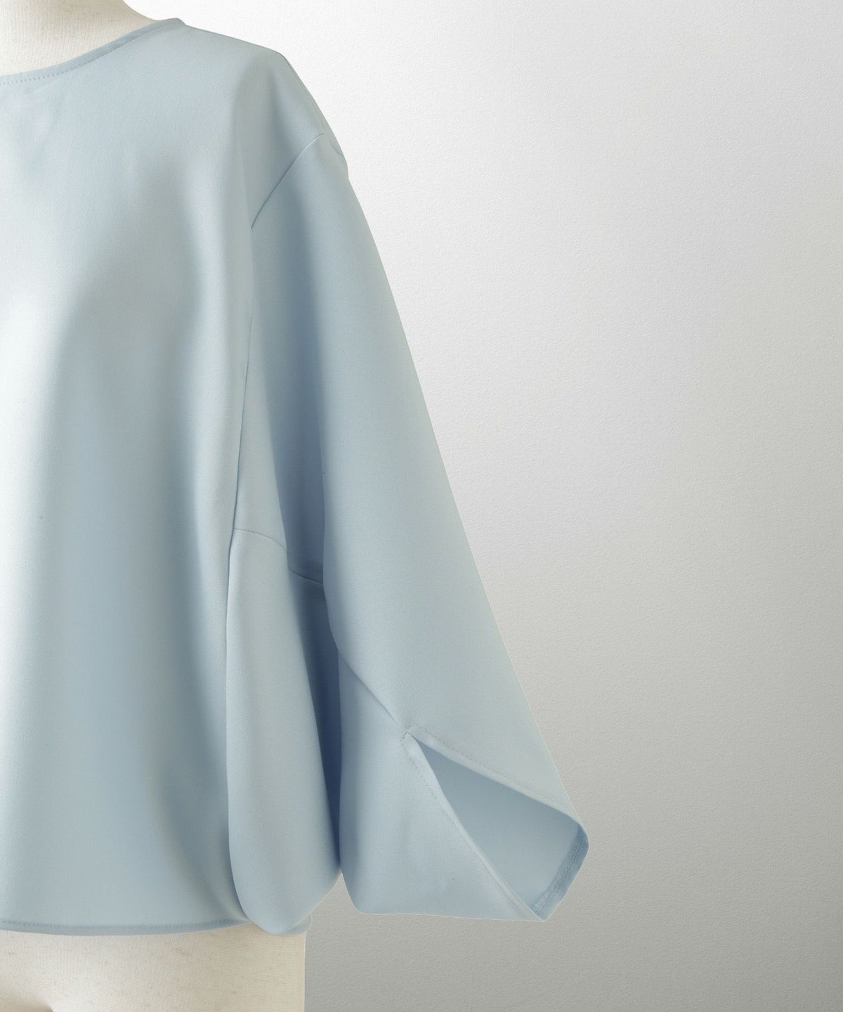 ドルマンスリーブ ブラウス レディース トップス おしゃれ アイボリー サックス ネイビー ブラック M