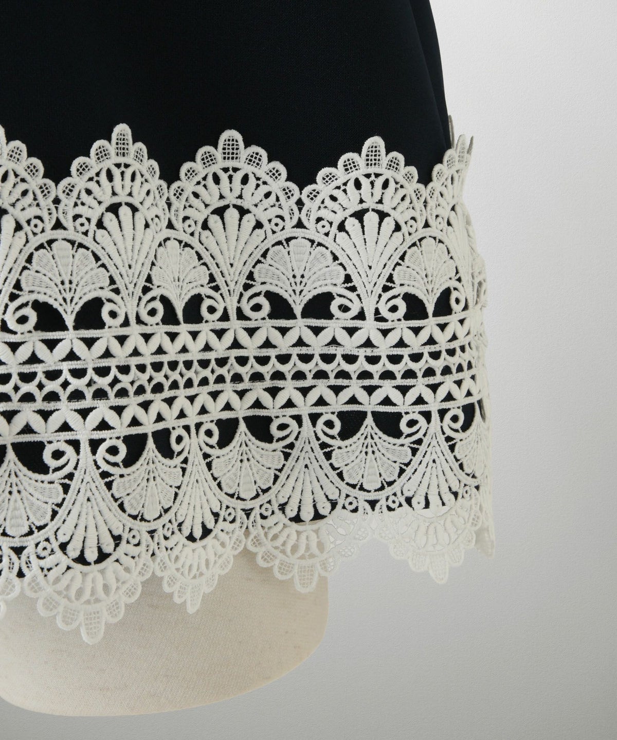 レースコンビ トップス トップス レディース ブラウス オフィス きれいめ かわいい 大人 ホワイト ネイビー ブラック M