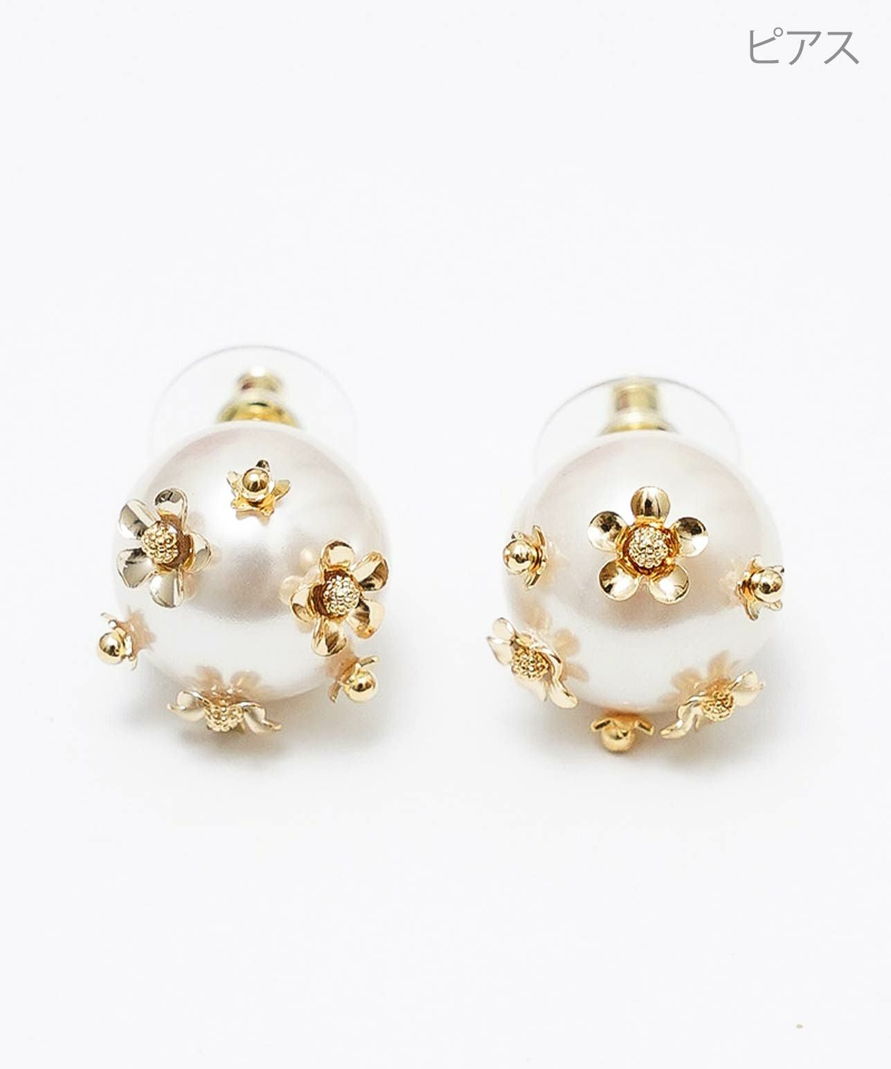 ムーン パール ブロッサム ピアス イヤリング Moon Pearl Blossom