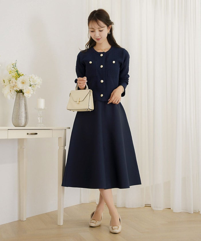 ボトムス スカート フレア ボリューム ゴム ウエストゴム 上品 エレガント フェミニン シンプル きれい