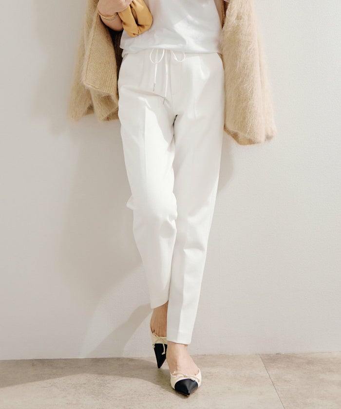 手洗い可 レディース オフィス 大人カジュアル きれいめ 秋冬春 上品 美脚 ジョイントスペース