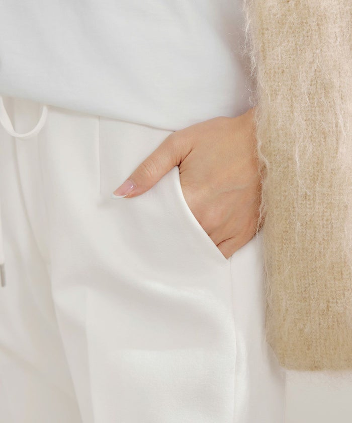 手洗い可 レディース オフィス 大人カジュアル きれいめ 秋冬春 上品 美脚 ジョイントスペース