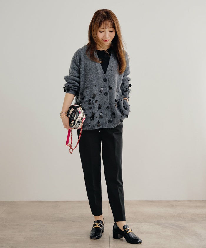 手洗い可 レディース オフィス 大人カジュアル きれいめ 秋冬春 上品 美脚 ジョイントスペース