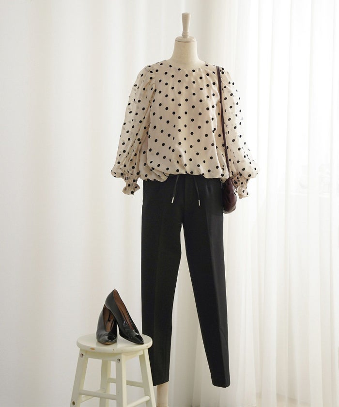 手洗い可 レディース オフィス 大人カジュアル きれいめ 秋冬春 上品 美脚 ジョイントスペース