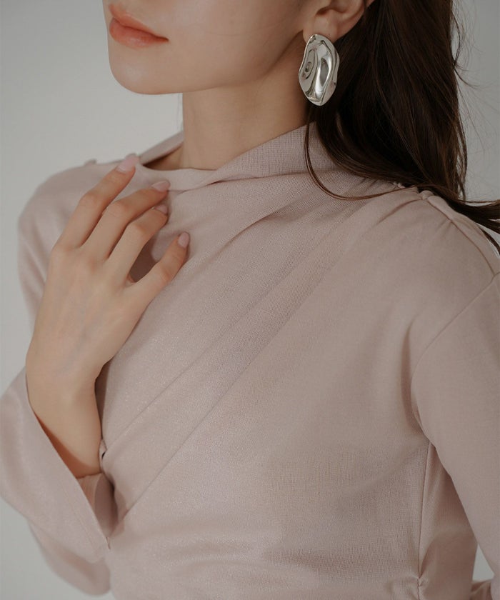 カットソー タイト オフショル ドレス ロングワンピ 前撮り 乾坤式 参列 二次会 パーティ ディナーラウンジ 女性らしい モテワンピ デートコーデ 大人 ディナー あざと可愛い 肌見せ 韓国風 綺麗め 細見え カジュアル スタイル盛れ KINO THE KEI