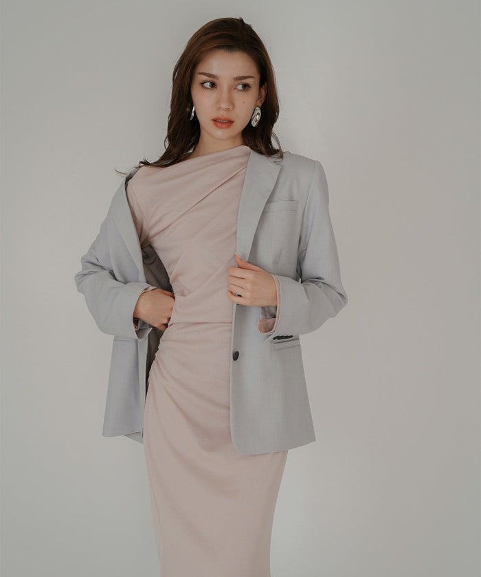 カットソー タイト オフショル ドレス ロングワンピ 前撮り 乾坤式 参列 二次会 パーティ ディナーラウンジ 女性らしい モテワンピ デートコーデ 大人 ディナー あざと可愛い 肌見せ 韓国風 綺麗め 細見え カジュアル スタイル盛れ KINO THE KEI