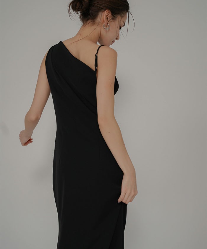 ドレス ロングワンピ 前撮り 乾坤式 参列 二次会 パーティ ディナーラウンジ 女性らしい モテワンピ デートコーデ 大人 ディナー あざと可愛い 肌見せ 韓国風 綺麗め 細見え カジュアル スタイル盛れ KINO THE KEI