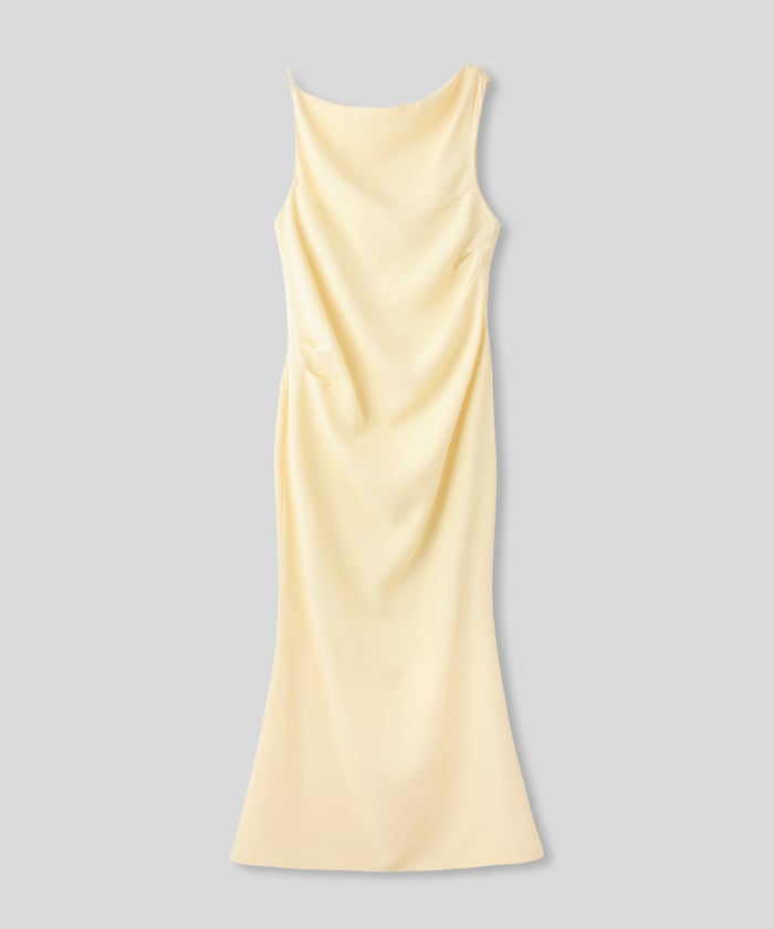 ドレス ロングワンピ 前撮り 乾坤式 参列 二次会 パーティ ディナーラウンジ 女性らしい モテワンピ デートコーデ 大人 ディナー あざと可愛い 肌見せ 韓国風 綺麗め 細見え カジュアル スタイル盛れ KINO THE KEI