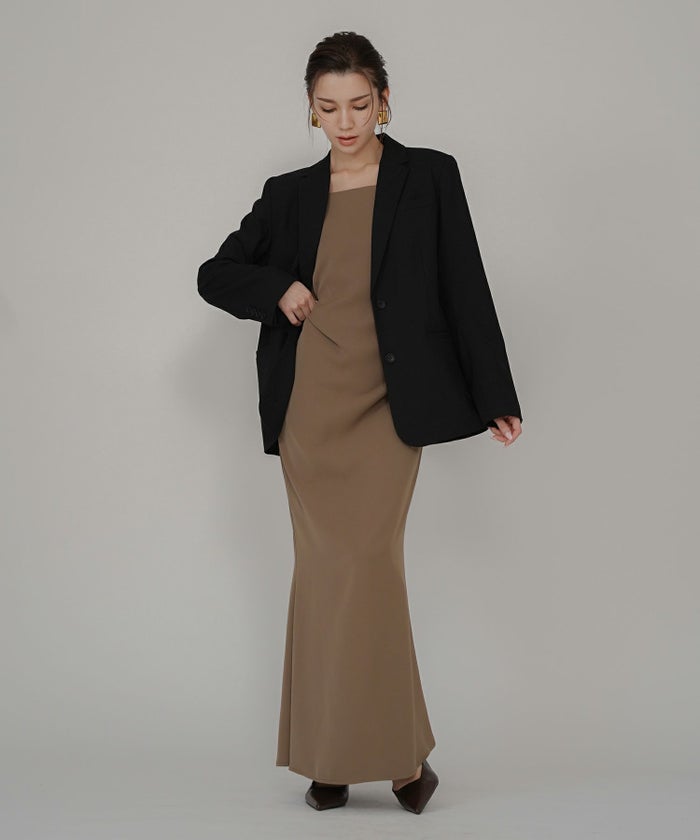 ドレス ドレープワンピ ロングワンピ パックオープン 背中開き 前撮り 乾坤式 参列 二次会 パーティ ディナーラウンジ 女性らしい タイト モテワンピ デートコーデ 大人 ディナー あざと可愛い 肌見せ 韓国風 綺麗め 細見え カジュアル スタイル盛れ KINO THE KEI