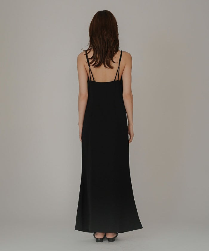 ドレス ドレープワンピ ロングワンピ パックオープン 背中開き 前撮り 乾坤式 参列 二次会 パーティ ディナーラウンジ 女性らしい タイト モテワンピ デートコーデ 大人 ディナー あざと可愛い 肌見せ 韓国風 綺麗め 細見え カジュアル スタイル盛れ KINO THE KEI