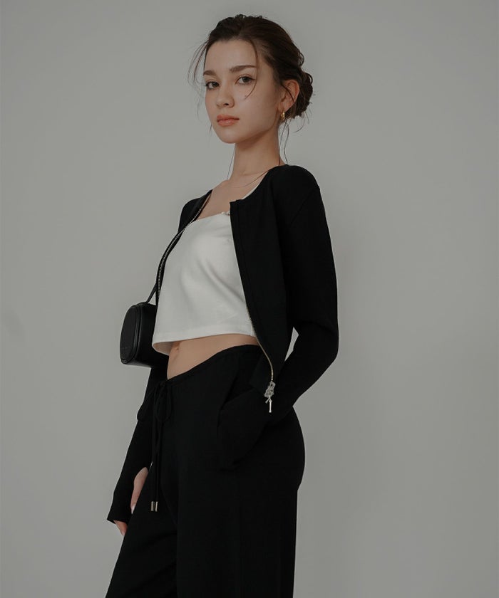 リラックスウェア スウェット 短丈ニット Y2K パジャマ 部屋着 ダル着 モテニット カットソー デートコーデ ドライブ 空港ファッション 大人 あざと可愛い 肌見せ 韓国風 綺麗め 細見え カジュアル らくちん KINO THE KEI