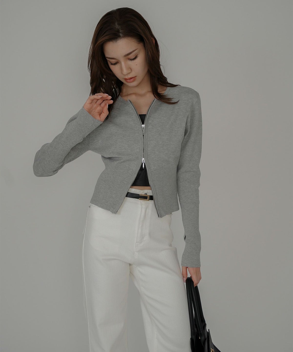 リラックスウェア スウェット 短丈ニット Y2K パジャマ 部屋着 ダル着 モテニット カットソー デートコーデ ドライブ 空港ファッション 大人 あざと可愛い 肌見せ 韓国風 綺麗め 細見え カジュアル らくちん KINO THE KEI