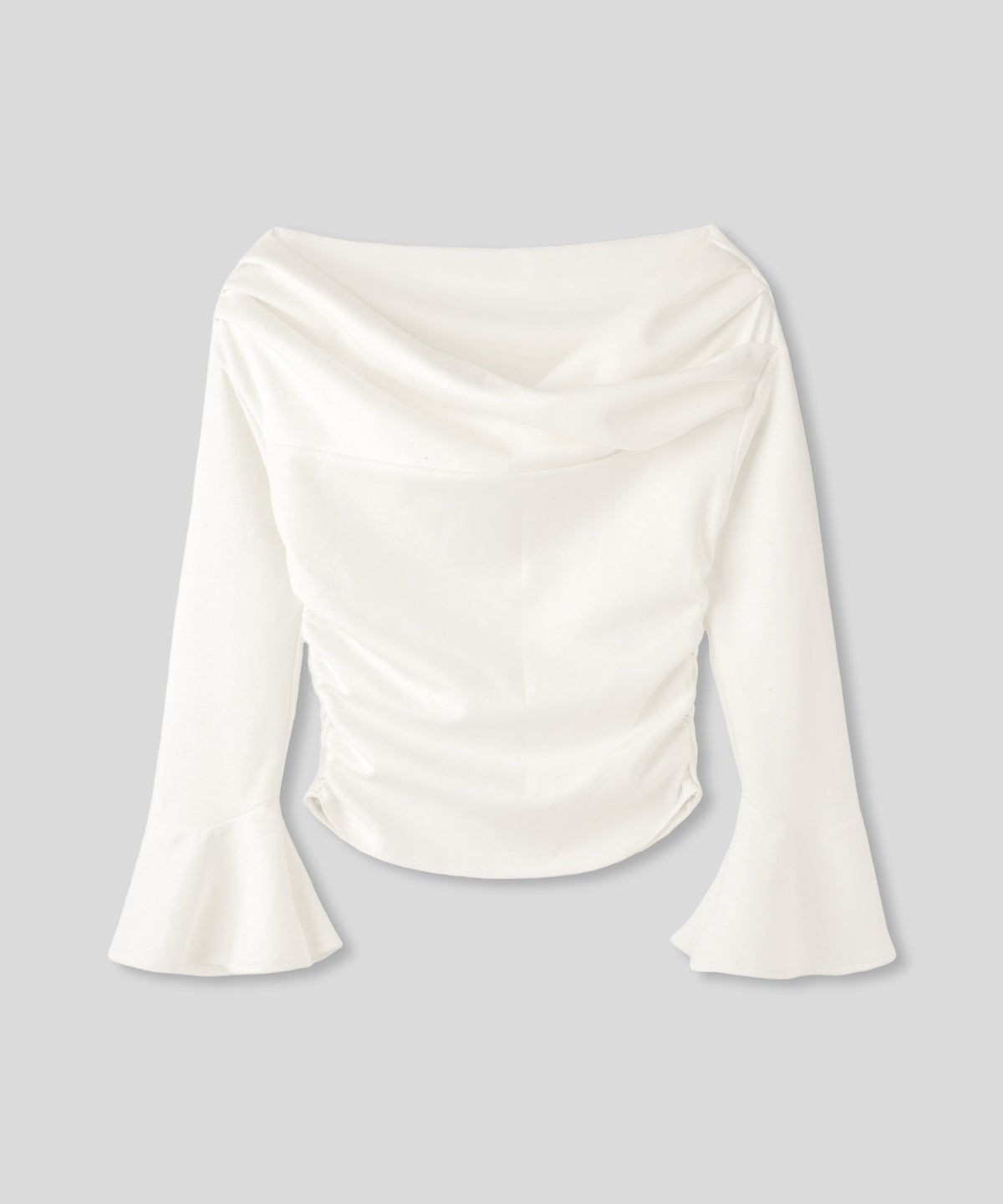 骨スト 短丈トップス オフショル Vネック モテニット ベルスリーブ カットソー デートコーデ ディナー 大人 あざと可愛い タイトトップス 肌見せ 韓国風 綺麗め 細見え カジュアル KINO THE KEI