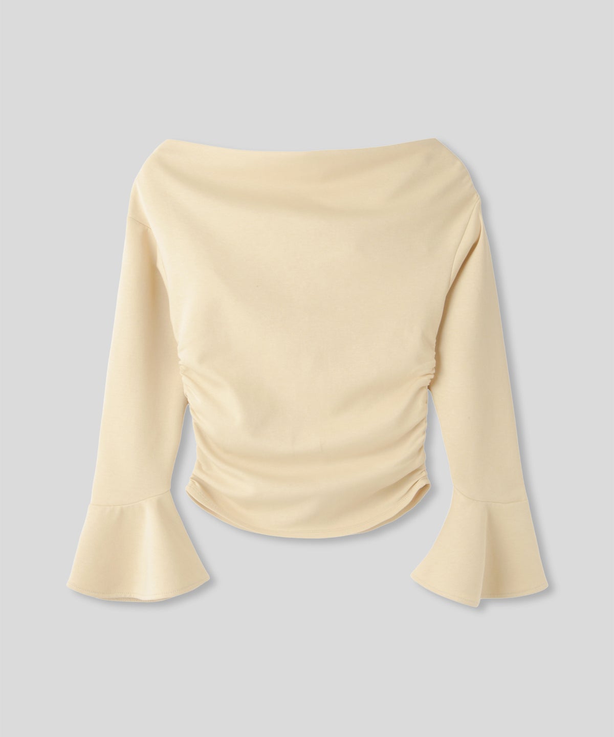 骨スト 短丈トップス オフショル Vネック モテニット ベルスリーブ カットソー デートコーデ ディナー 大人 あざと可愛い タイトトップス 肌見せ 韓国風 綺麗め 細見え カジュアル KINO THE KEI