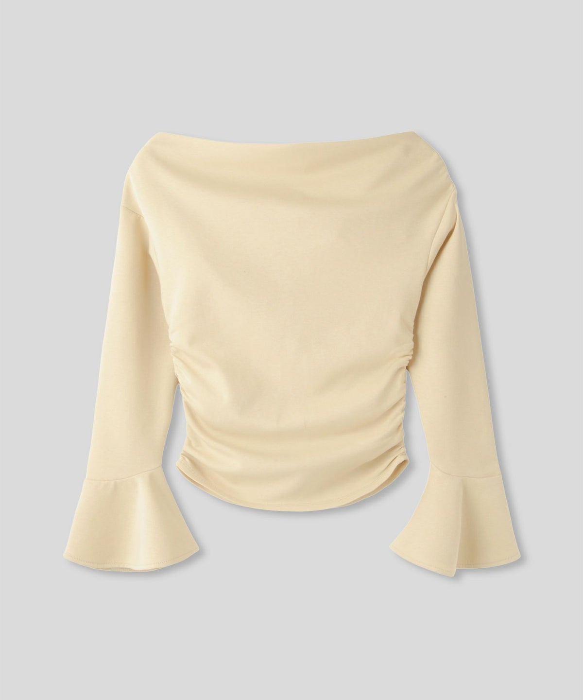 骨スト 短丈トップス オフショル Vネック モテニット ベルスリーブ カットソー デートコーデ ディナー 大人 あざと可愛い タイトトップス 肌見せ 韓国風 綺麗め 細見え カジュアル KINO THE KEI