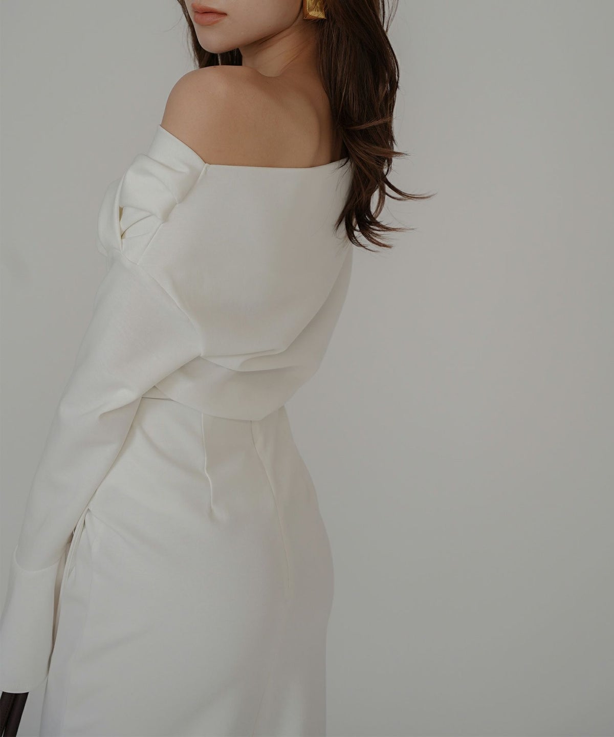 ナロースカート 骨スト ロングスカート タイトスカート モテニット カットソー デートコーデ ディナー 大人 あざと可愛い 肌見せ 韓国風 綺麗め 細見え カジュアル ウエストカバー お腹周りカバー らくちん KINO THE KEI