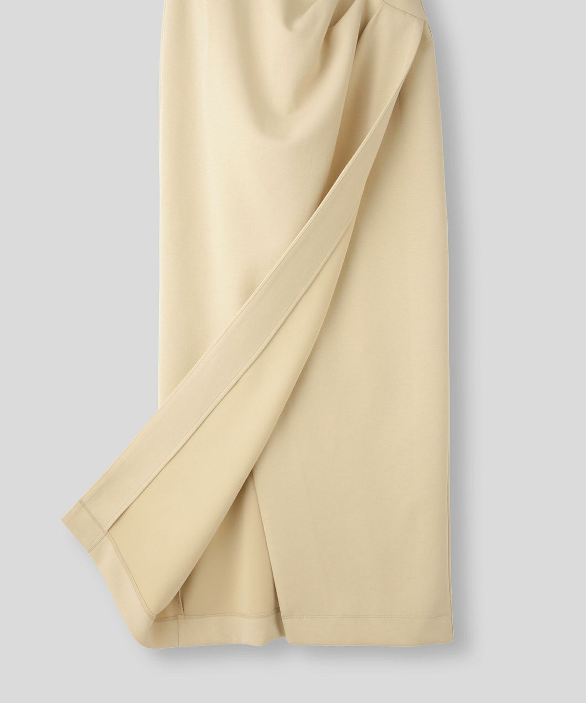 ナロースカート 骨スト ロングスカート タイトスカート モテニット カットソー デートコーデ ディナー 大人 あざと可愛い 肌見せ 韓国風 綺麗め 細見え カジュアル ウエストカバー お腹周りカバー らくちん KINO THE KEI