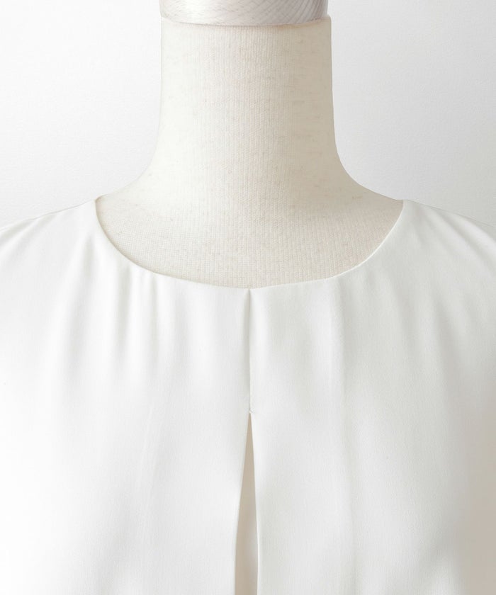 フレアヘム オールインワン レディース ファッション オケージョン ホワイト ブラック M