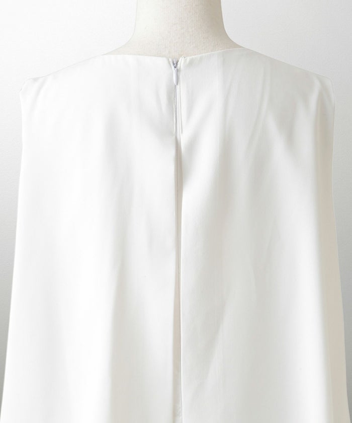 フレアヘム オールインワン レディース ファッション オケージョン ホワイト ブラック M