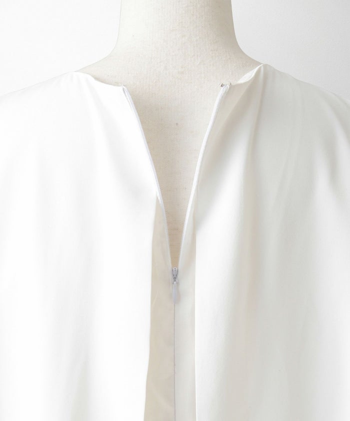 フレアヘム オールインワン レディース ファッション オケージョン ホワイト ブラック M