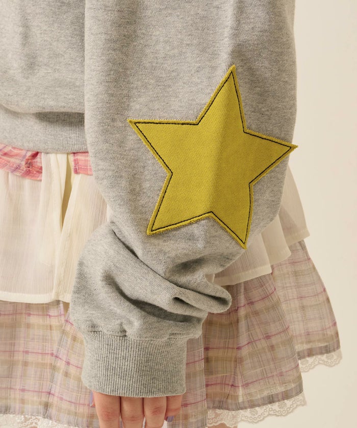 オフショル/スウェット/スター