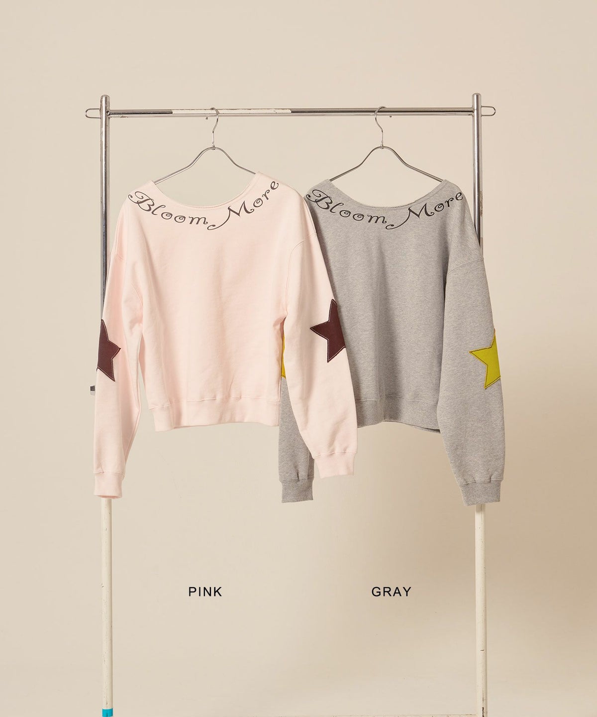 オフショル/スウェット/スター