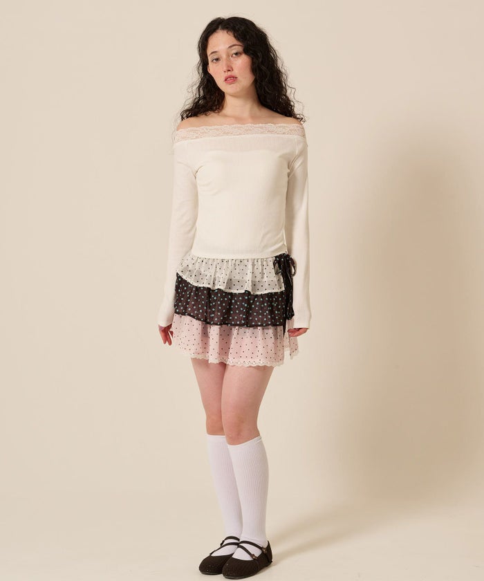 フリル/ レイヤード/ショートパンツ