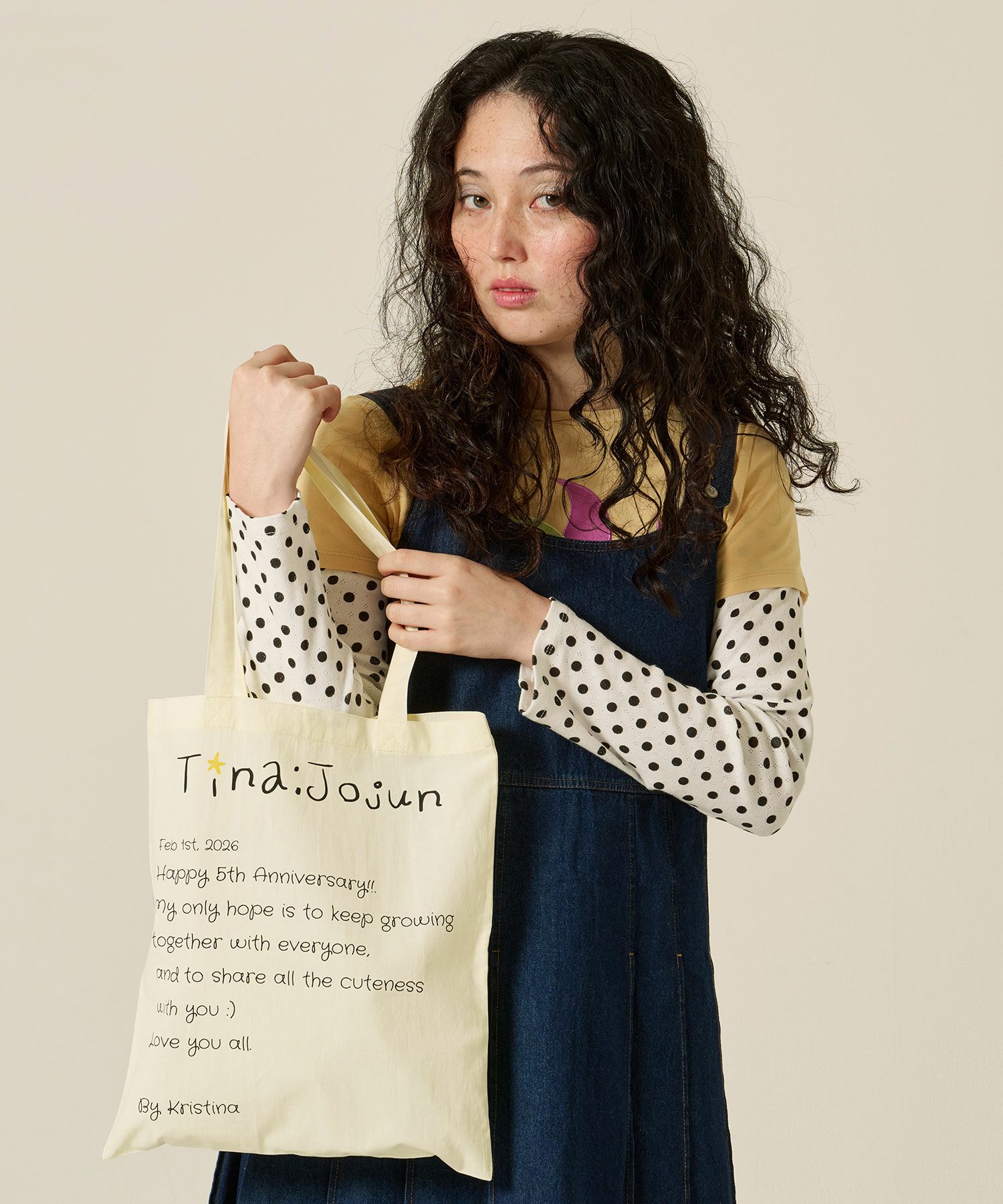 限定ノベルティ トートバッグ TINA：JOJUN 全2色｜tnj912-1225【1