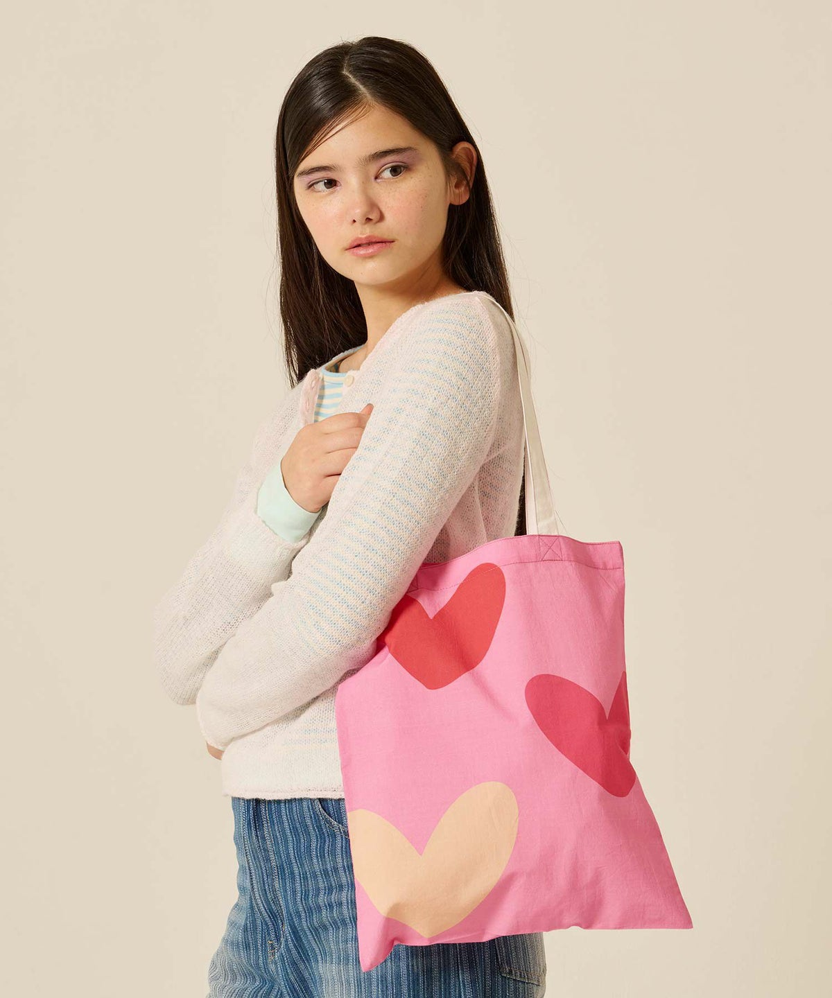 トートバッグ/ノベルティ/ハート
