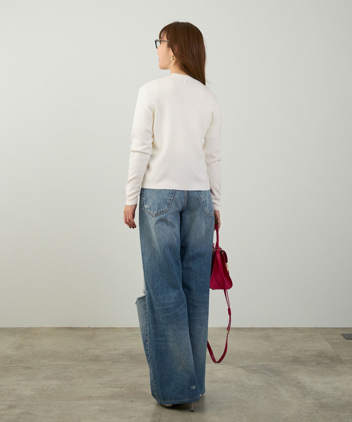 洗濯機可 マシンウォッシャブル 大人可愛い 上品 きれいめ オフィス 大人カジュアル フェミニン ジョイントスペース