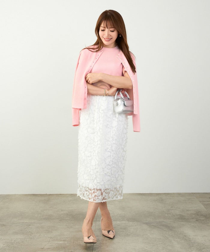 洗濯機可 マシンウォッシャブル 大人可愛い 上品 きれいめ オフィス 大人カジュアル フェミニン ジョイントスペース