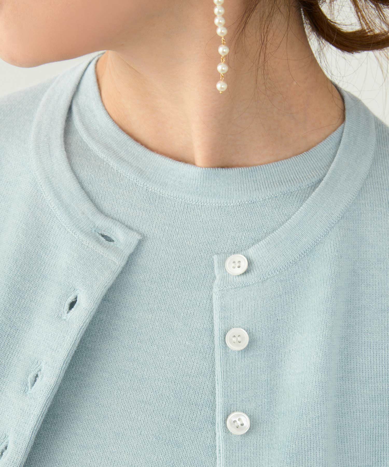 【完売人気商品】定価14,000円】アンサンブル Liala×PG クルーネック カーディガン & 半袖 ニット アンサンブル Liala×PG 全3