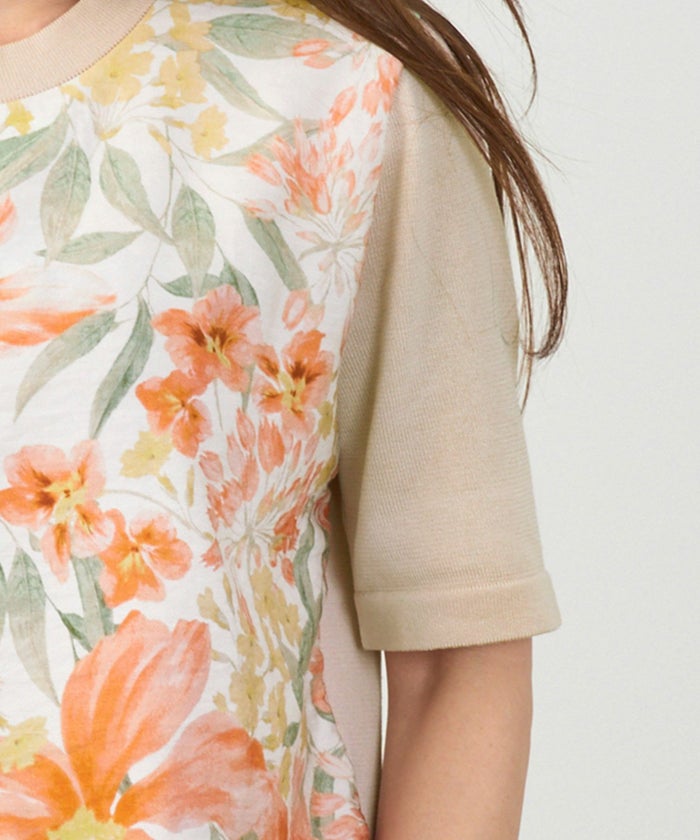 手洗い可 日本製 アンサンブル対応 秋冬春 可愛い 上品 きれいめ オフィス 柄 フェミニン ジョイントスペース