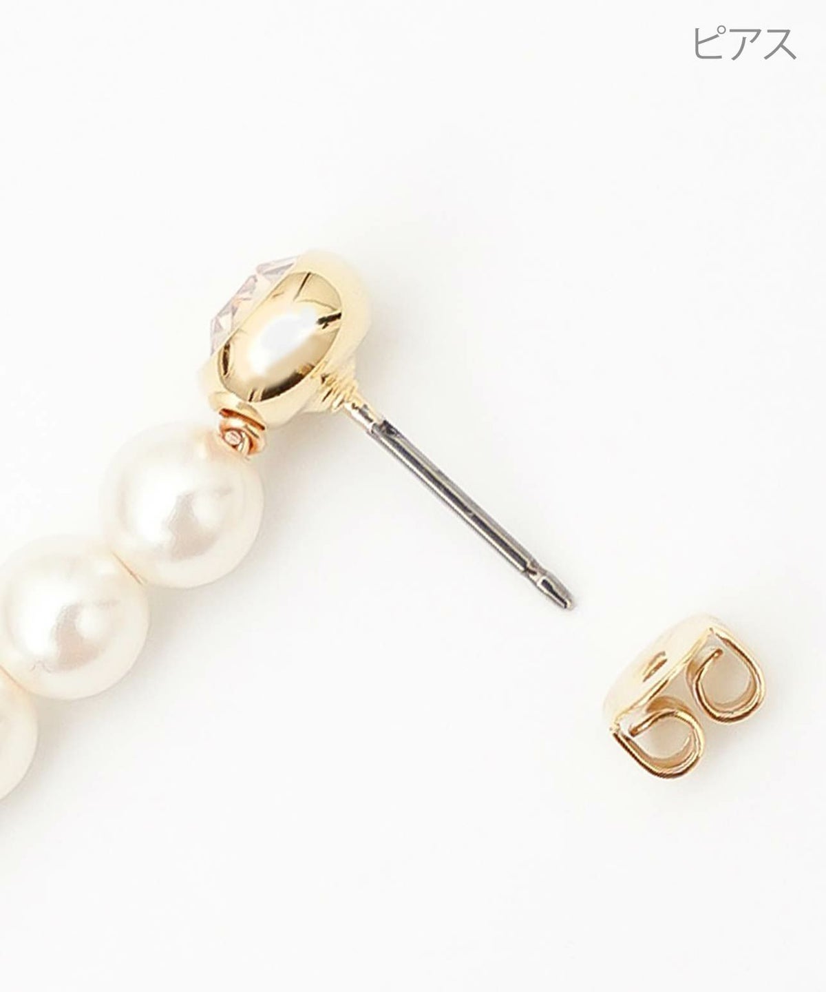グレース ライン パール ピアス イヤリング Grace Line Pearl Pierce Earring