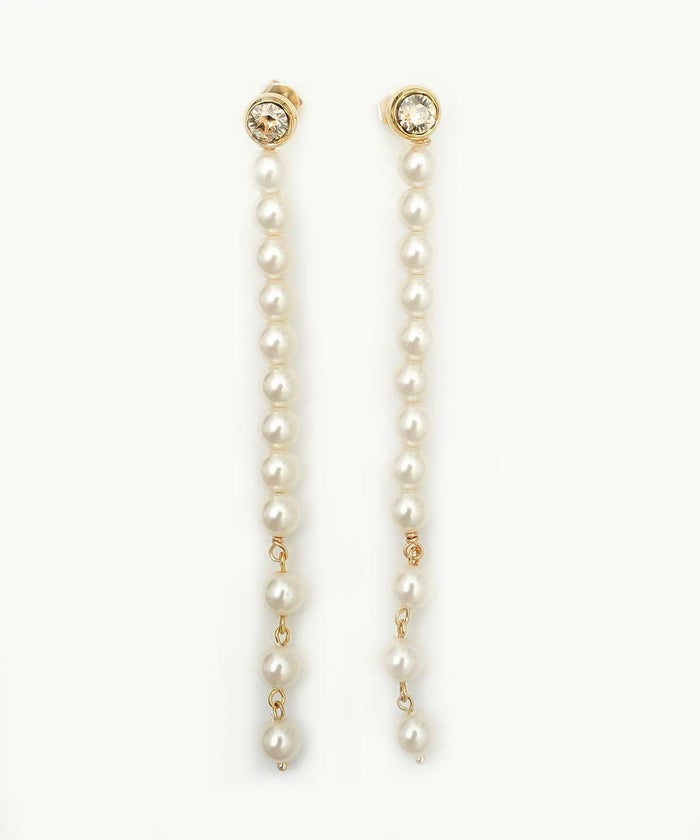 グレース ライン パール ピアス イヤリング Grace Line Pearl Pierce Earring