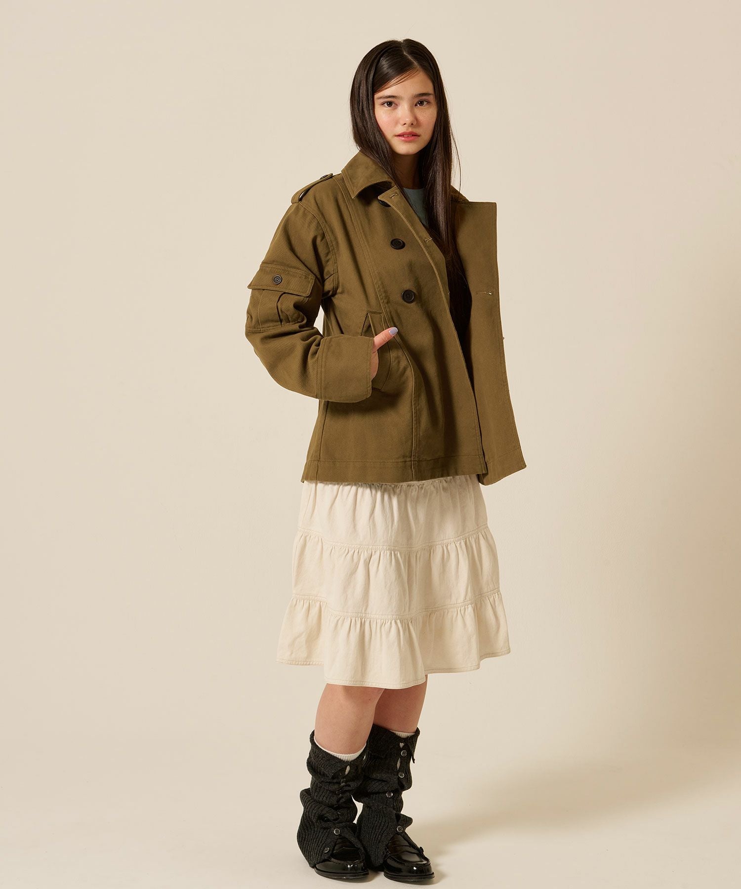 オーバーサイズ スプリングコート TINA：JOJUN 全2色｜tnj111-1218【2