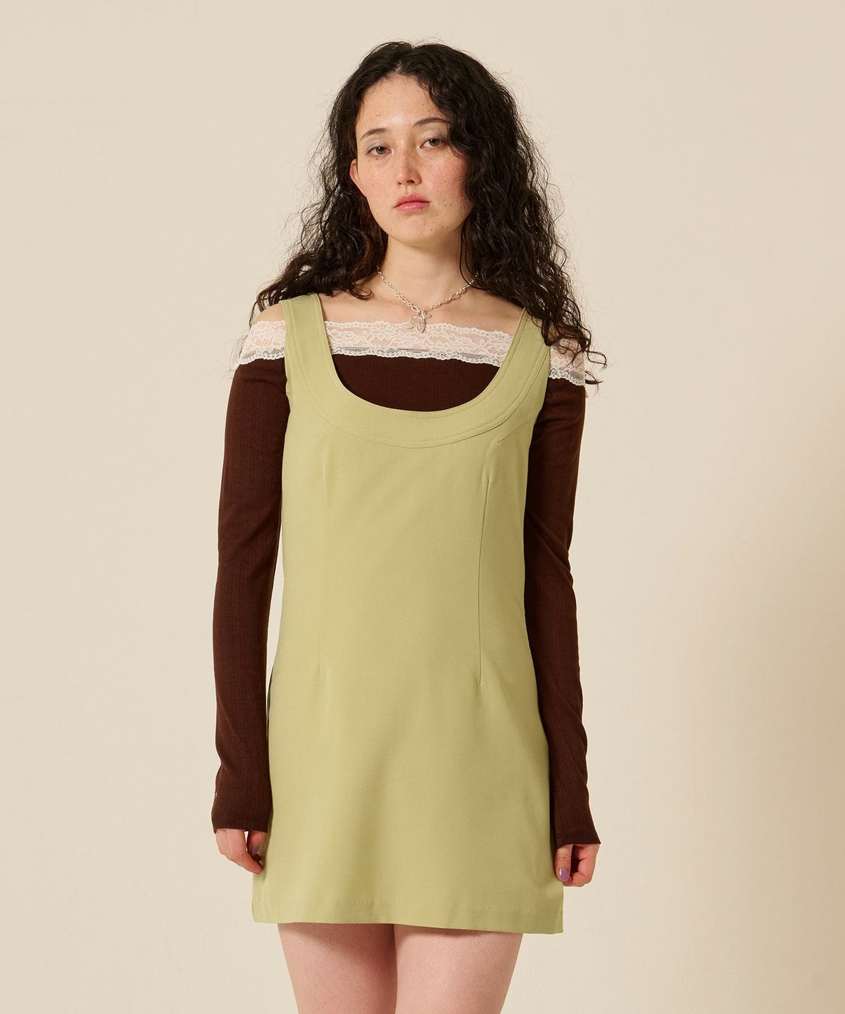 ミニ/ジャンスカ/ピスタチオ